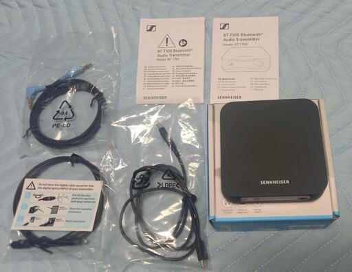 【美品】ゼンハイザー Bluetoothオーディオトランスミッター BT T100 SENNHEISER