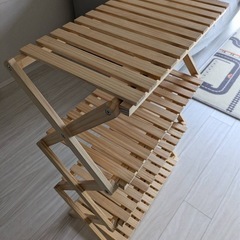 コーナン ラック 4段 棚 ウッド   棚　収納の画像