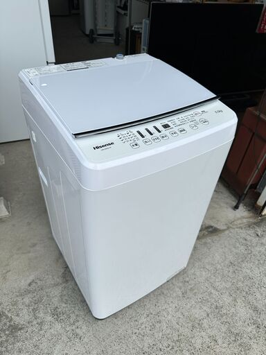 【動作保証あり】Hisense ハイセンス 2018年 HW-G55A 5.5kg 洗濯機 ガラスフタ【管理KRS683】