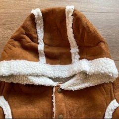 BREEZE ロンパース型アウター　裏ボア【80cm】の画像