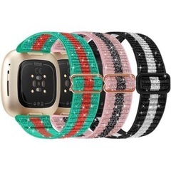 【3本入り】コンパチブル Apple Watch バンド ナイロン弾性ベルトの画像