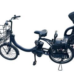 美品★電動自転車　パナソニック　子供乗せ　20インチ　BE-1ELSW012V2  マットネイビー