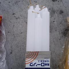 ろうそく　向かって一番左以外は未使用の画像