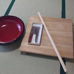 『そば打ちの季節到来』中古品 家庭用麺打セット【画像の全てがうれしい！】の画像