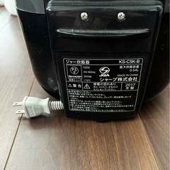 ジャー炊飯器　シャープ　KS-C5K-B の画像