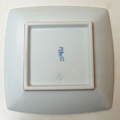 未使用保管品 有田焼 与山窯 雪輪兎 四角皿 幅15.5×奥行15.5㎝ 5枚セット 正角取皿 食器セット 元箱付き 札幌市 清田区 平岡の画像