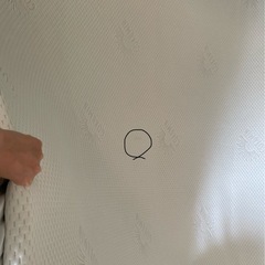 (受け渡し者決定済み)GOKUMIN ゴクミン　クイーンサイズ マットレストッパー　ホワイトの画像