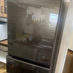 【掲載本日のみ】三菱ノンフロン冷凍冷蔵庫　MR-CD41BKG-BR