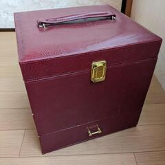 【used】メイクボックス★小物入れ★レザー調