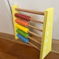 知育玩具　そろばんの画像