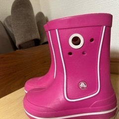 クロックス子供★雨靴、長靴18cm