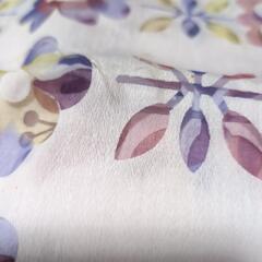 花柄布　1枚　透け感ありの画像