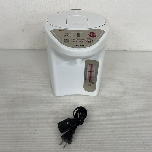 【TIGER】 タイガー マイコン 電動給湯ポット 2.2L PDR-A220 2014年製 ② J0302