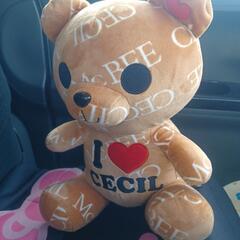 CECIL McBEEロゴ入りぬいぐるみの画像