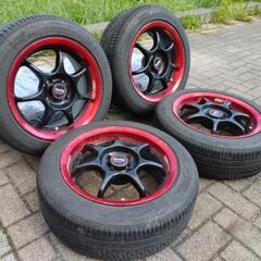 15インチ ENKEI エンケイ アルミ 夏タイヤ付き 4本セット
