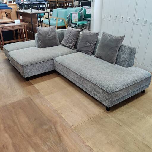 【愛品倶楽部柏店】レイコージャパン セパレート右カウチソファ&スツールセット ABLE