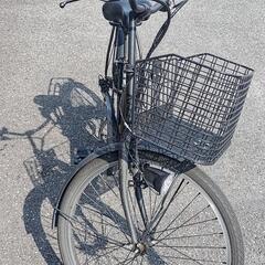 【引取り限定】電動アシスト自転車 26インチ 大容量前カゴ 後輪鍵2本 バッテリー鍵2本の画像