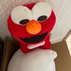セサミストリート　エルモ　ぬいぐるみの画像