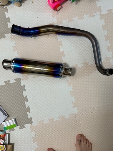カブ 系 チタンカラーマフラー