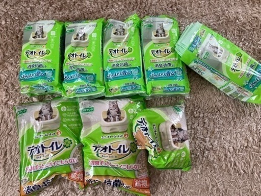 デオ トイレ 猫砂・シートセット 消臭・抗菌シート 消臭・抗菌サンド