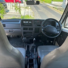 総額13.0万円★車内広々フラット軽箱バン350kg★5速MT★Ｔベル済み★平成13年式 スバルサンバーバン 4WD VB(TV2)11.1万キロ 車検令和7年3月 ホワイトの画像