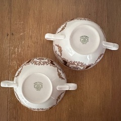 ダブルフェニックス　ニッコー　スープカップ&ソーサー（2セット）の画像