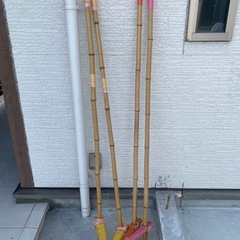 竹馬　手作りの画像