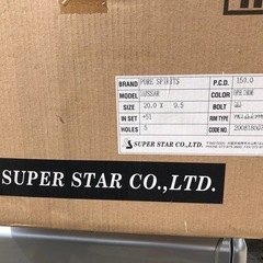 【お値下げ】superstarホイール、ナット、スタッドレスタイヤセット の画像