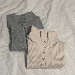 コットンスナップTシャツ 韓国