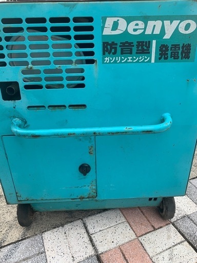 発電機 中古 エンジン デンヨー ニューパワー GA-2600SSM 100V 60Hz 2.6KVA 防音型 15Lタンク