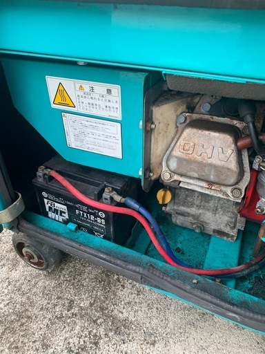 発電機 中古 エンジン デンヨー ニューパワー GA-2600SSM 100V 60Hz 2.6KVA 防音型 15Lタンク