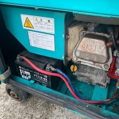 発電機 中古 エンジン デンヨー ニューパワー GA-2600SSM 100V 60Hz