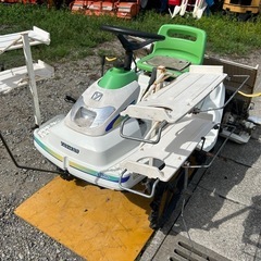 ヤンマー 4条植え 田植機 Pe-1X すこやか 4馬力 ユニットクラッチ　田植え機 YANMAR 乗用型 田んぼ　農機具　動画あり の画像