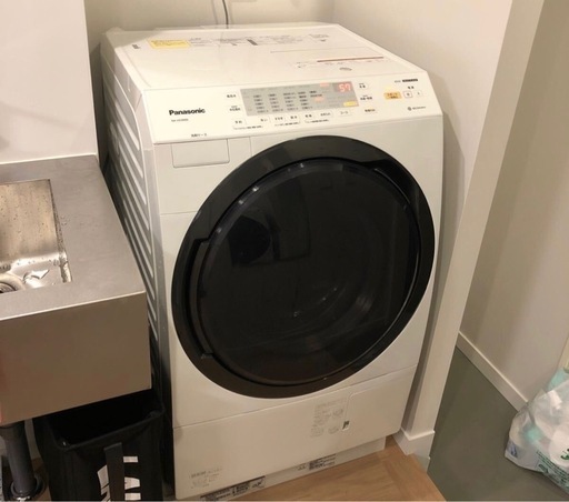 激安美品✨2019年製Panasonicドラム式洗濯機　NA-VX3900 配達無料！