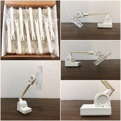 【新品】KAWAJUNギアマグネットバインダーEL360販促備品100個セット　POP・値札・案内・ポスター等　業者販売　マグネット付き/角度調節可能の画像