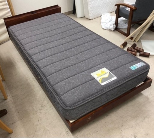 C4830 フランスベッドマットレス シングル フレーム付き