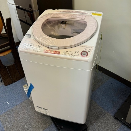 【中古】SHARP シャープ 電気洗濯乾燥機 ES-TX8AKS 2016年製