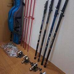 アキアジの投げ釣りセットです