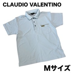 CLAUDIO VALENTINO メンズ ポロシャツ 半袖 グ...