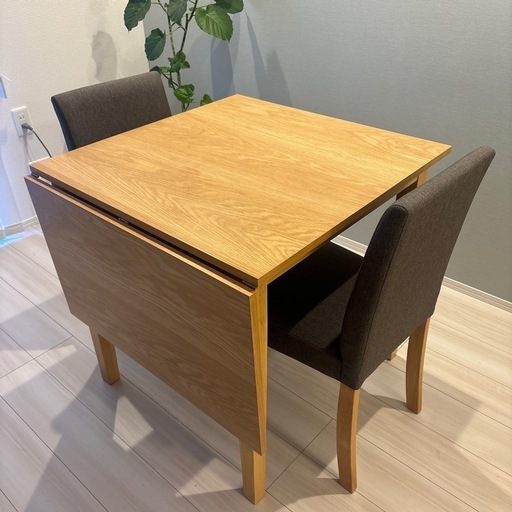 【値下げしました！】【交渉可】【引越しのためお譲りします！】テーブルチェアセット