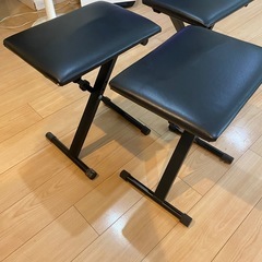 値下げ！キーボードチェア⭐︎折りたたみ椅子 3脚