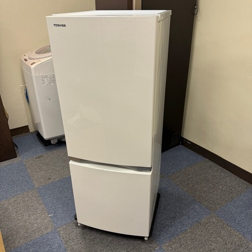 【中古】TOSHIBA 東芝 ノンフロン冷凍冷蔵庫 GR-M15BS 2018年製
