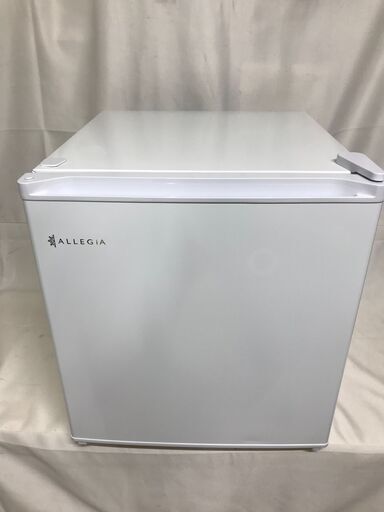 【北見市発】アレジア ALLEGIA 家庭用ノンフロン冷蔵庫 AR-BC46 2020年製 46L 白 一人暮らし (E2968nxY)