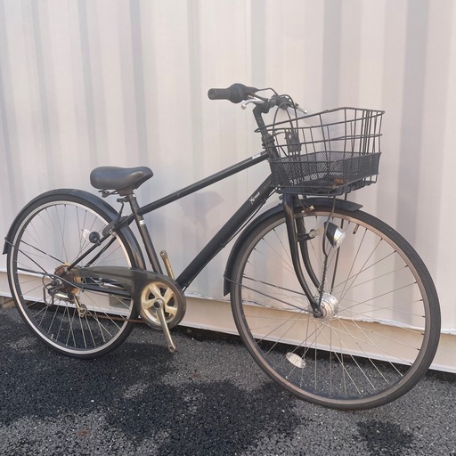 【都内/千葉市引取】ママチャリ 27インチ 6段変速/鍵/オートライト付