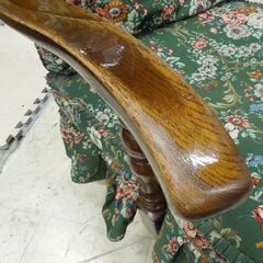 ① 飛騨産業 キツツキマーク 穂高 両肘付チェア 1人掛けソファ 椅子