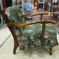 ① 飛騨産業 キツツキマーク 穂高 両肘付チェア 1人掛けソファ 椅子