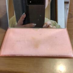 ピンク置きミラーの画像