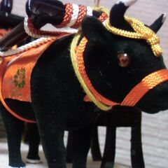 ミニチュア 牛車 置物 飾り インテリア お譲りします。＊石川県＊美川より＊期間限定の画像