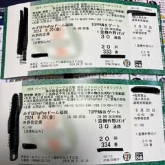 9月20日　福岡ソフトバンク対 ロッテペア