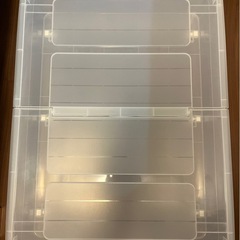 ベッド下収納ケース(大)2個 お譲りします！の画像